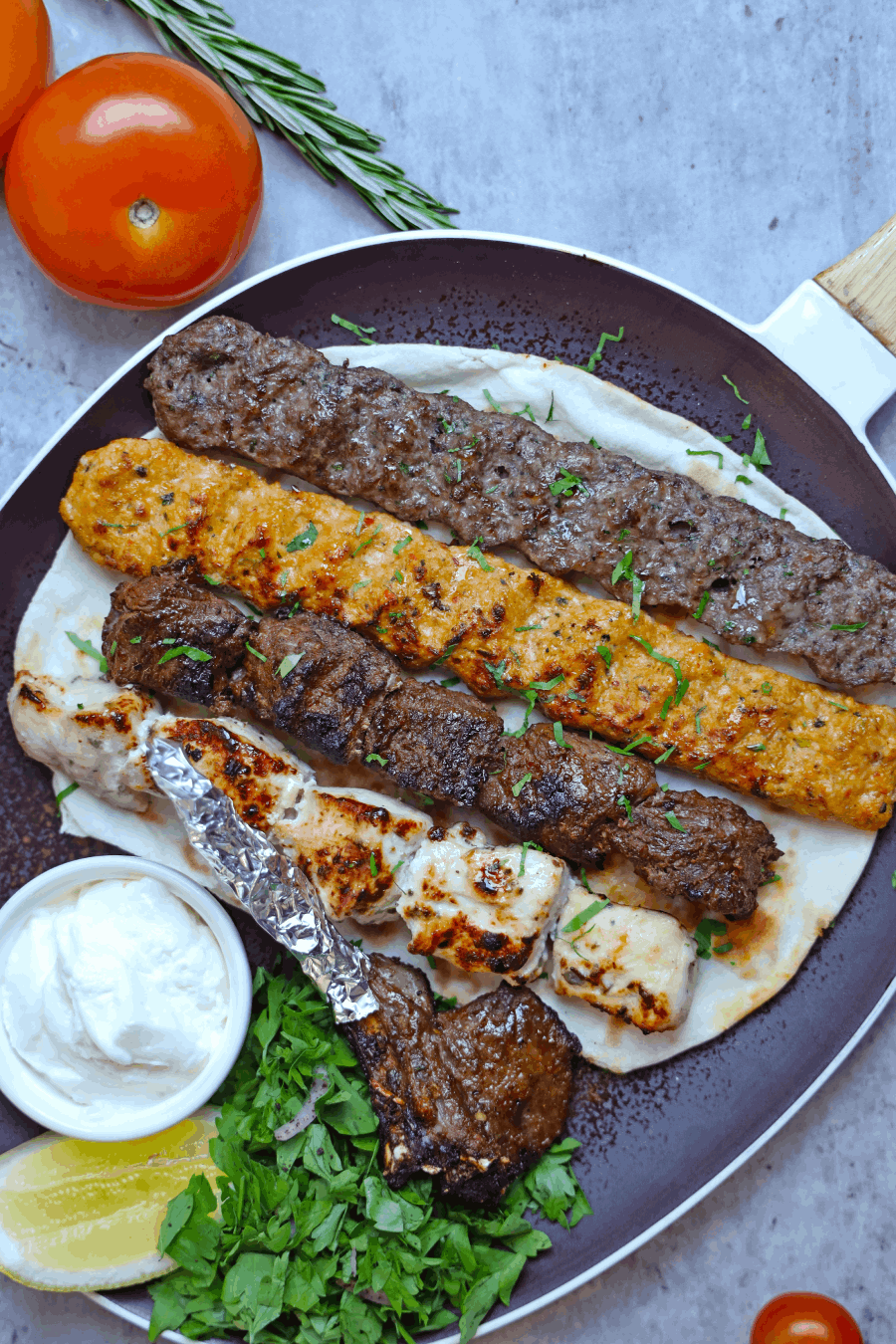Succulent Kebabs Served at Caspian Pizzeria Hawick